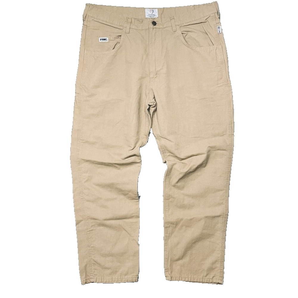 Tyndale FR Jeans Mens 38x30 Khaki Workwear Flame Resistant CAT 2 Made In USA